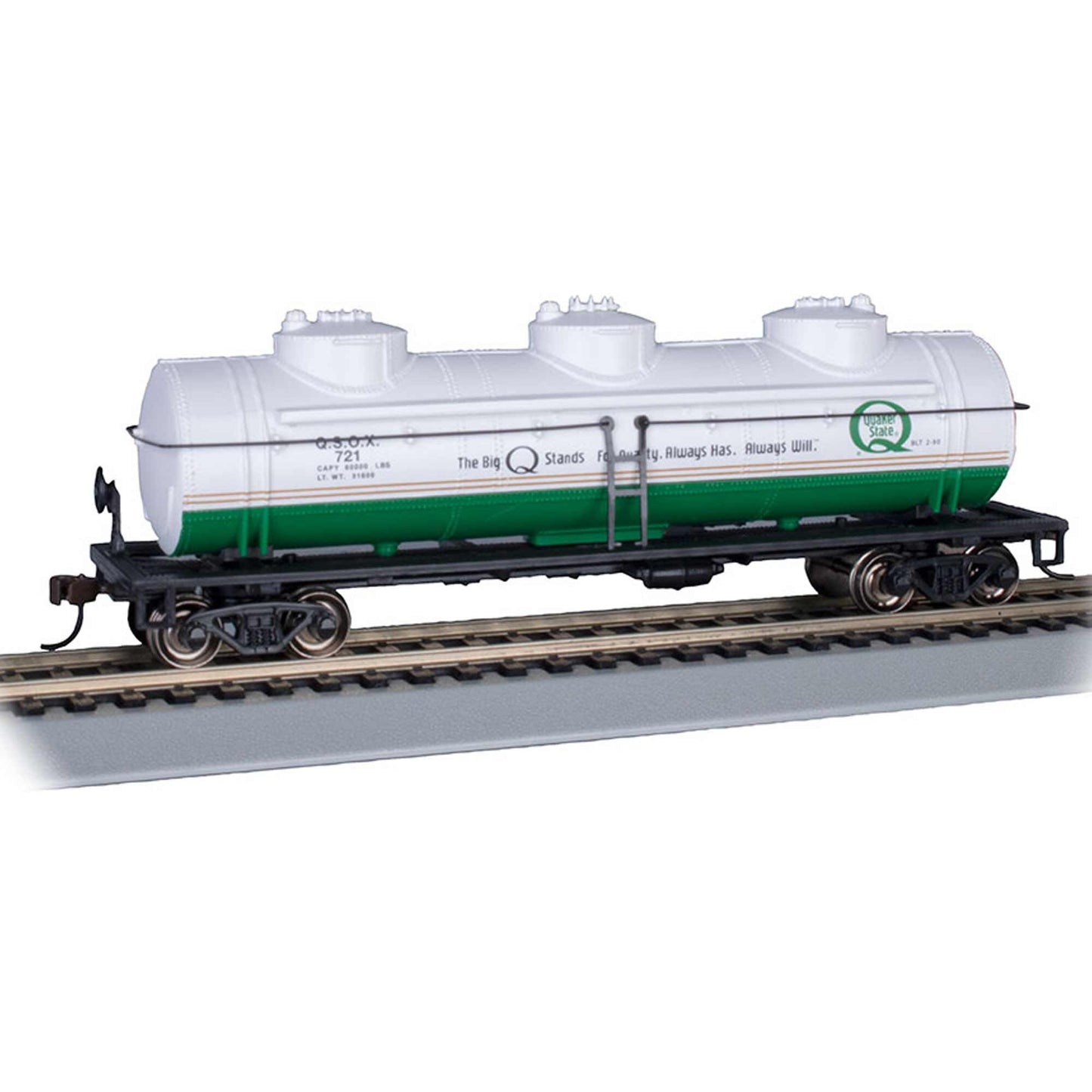 HO 40' Three Dome Tank Car Quaker State #721 (BAC17110)