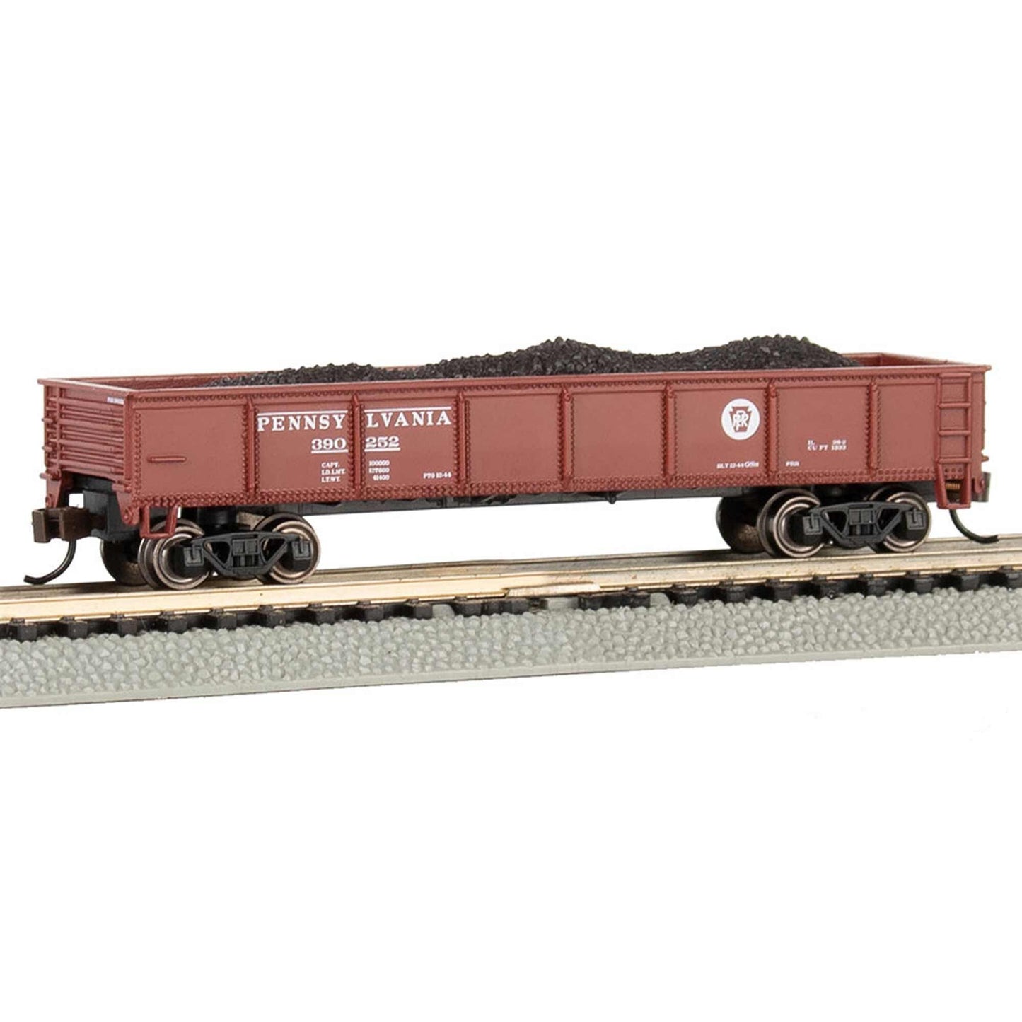 N Scale 40' Gondola PRR Tuscan Red (BAC17253)