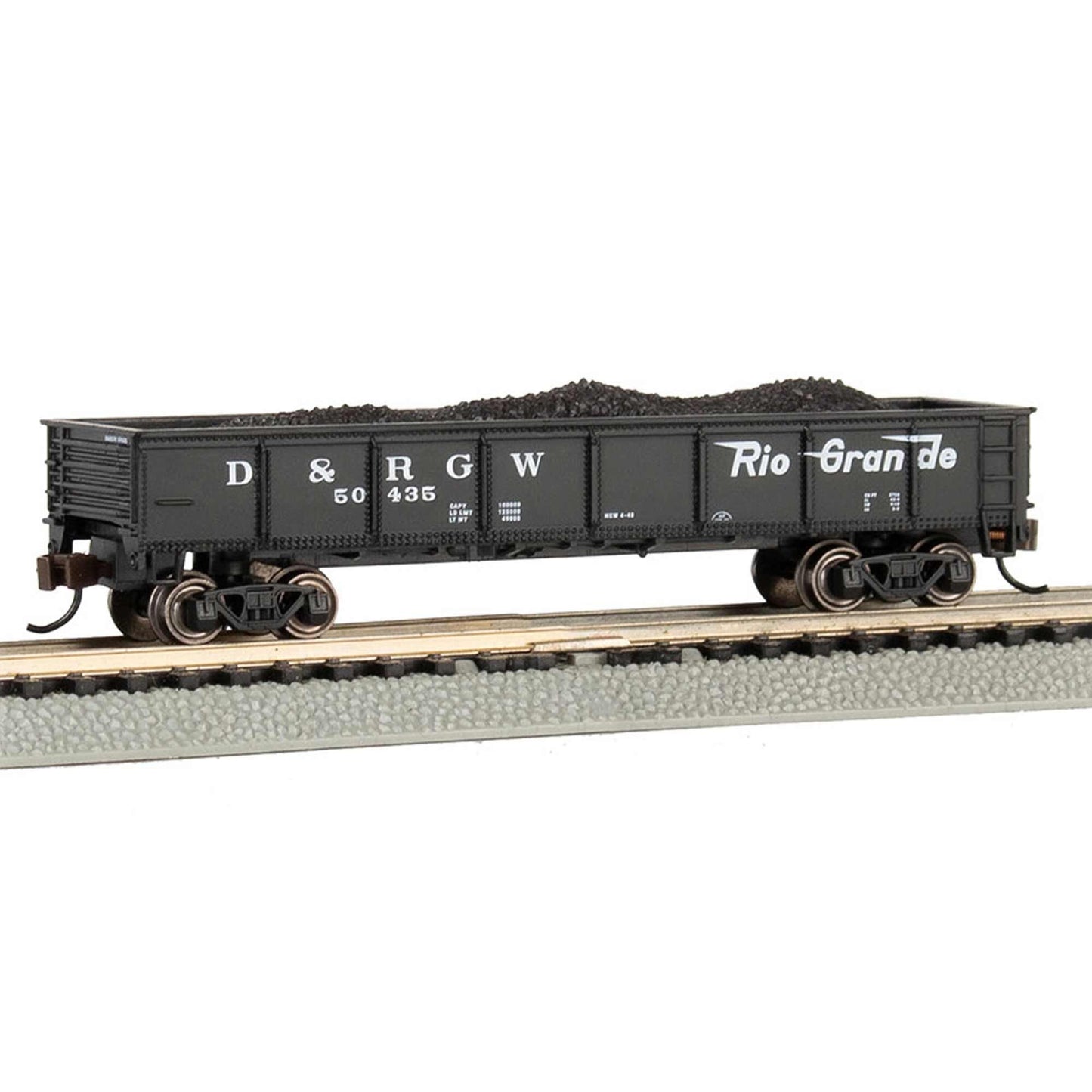 N 40' Gon D&RGW Black Gondola (BAC17254)