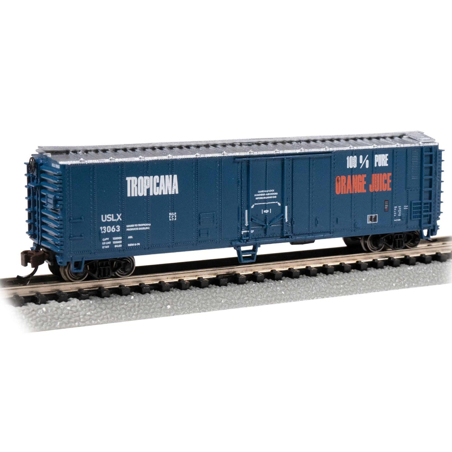 N ACF 50' Steel Reefer Tropicana #13063 Model Freight Car (BAC17960)