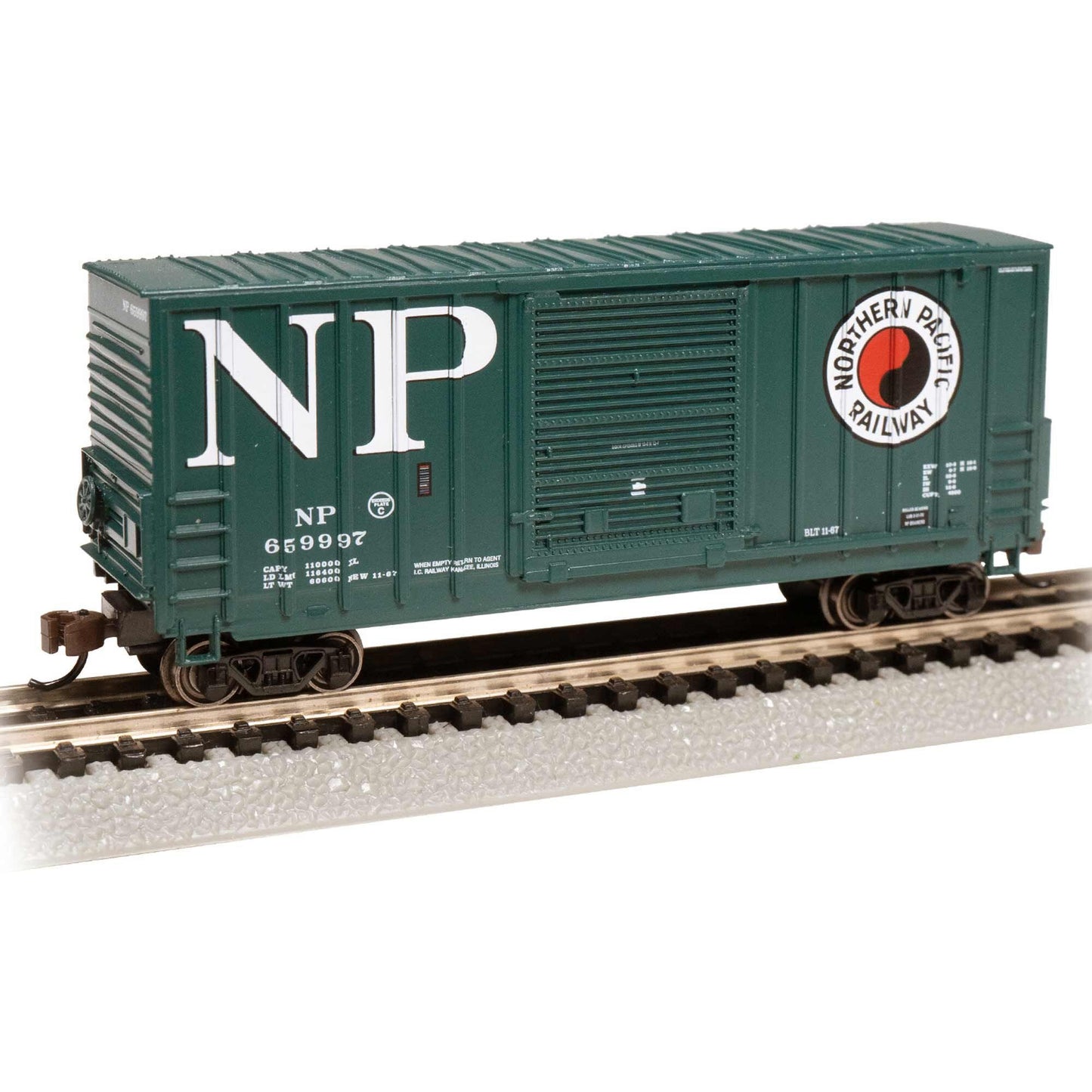 N Hi-Cube Box Car Northern Pacific #659997 (BAC18256)
