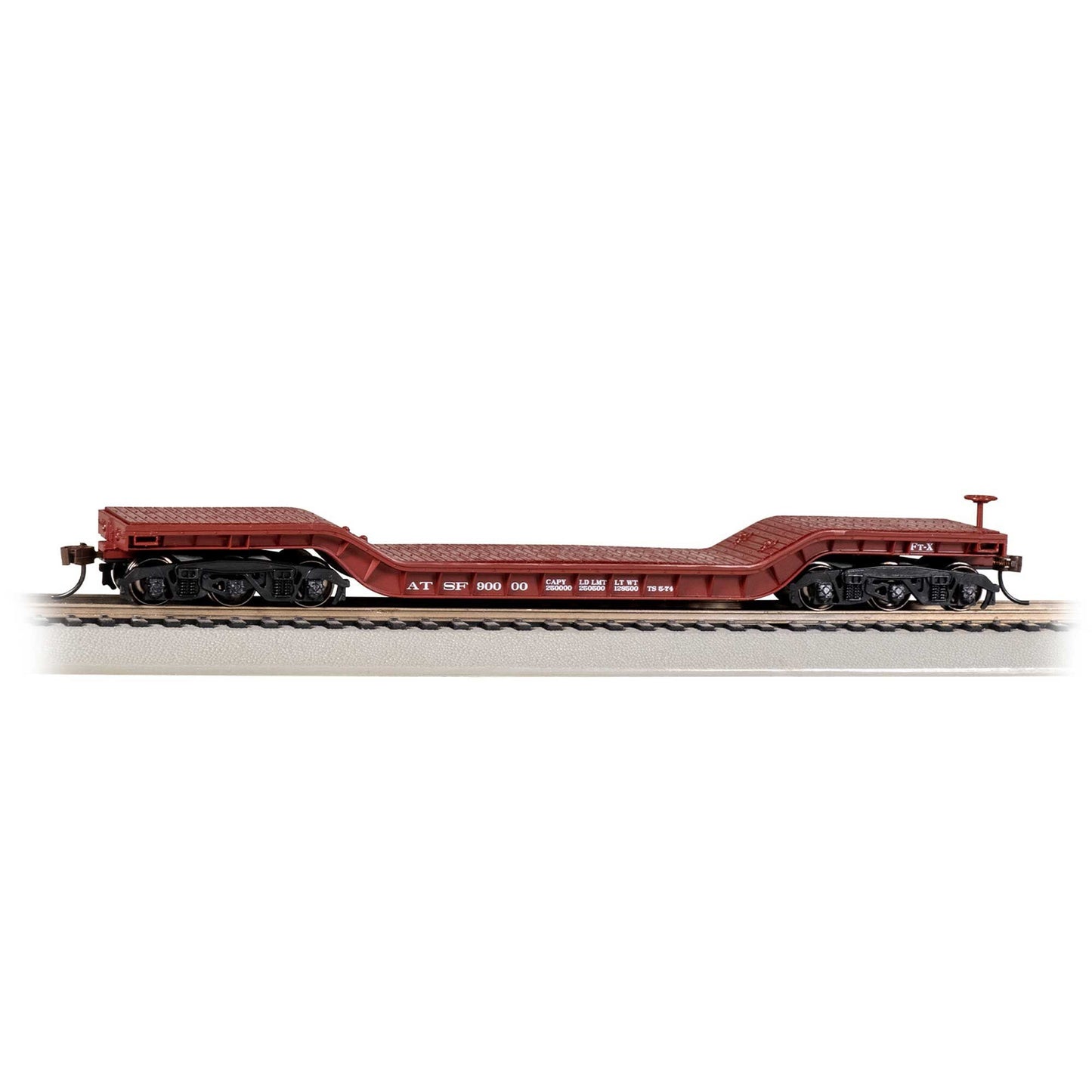 HO 52' Center-Depressed Flat Car - Santa Fe #90000 (BAC18337)