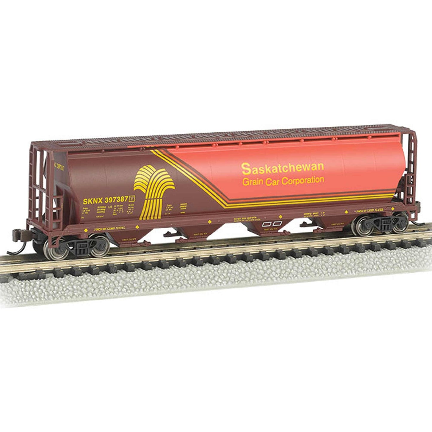 N 4-Bay Cylindrical Hopper SKNX Wheat Herald (BAC19153)
