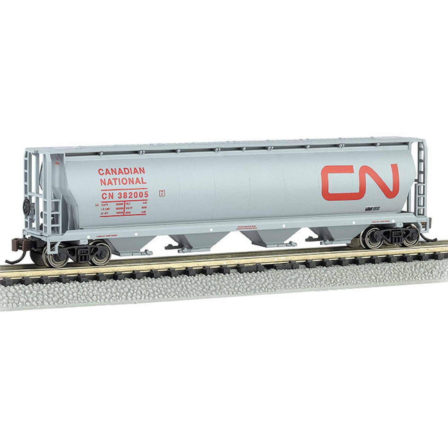 N 4-Bay Cylindrical Hopper for Canadian National (BAC19163)
