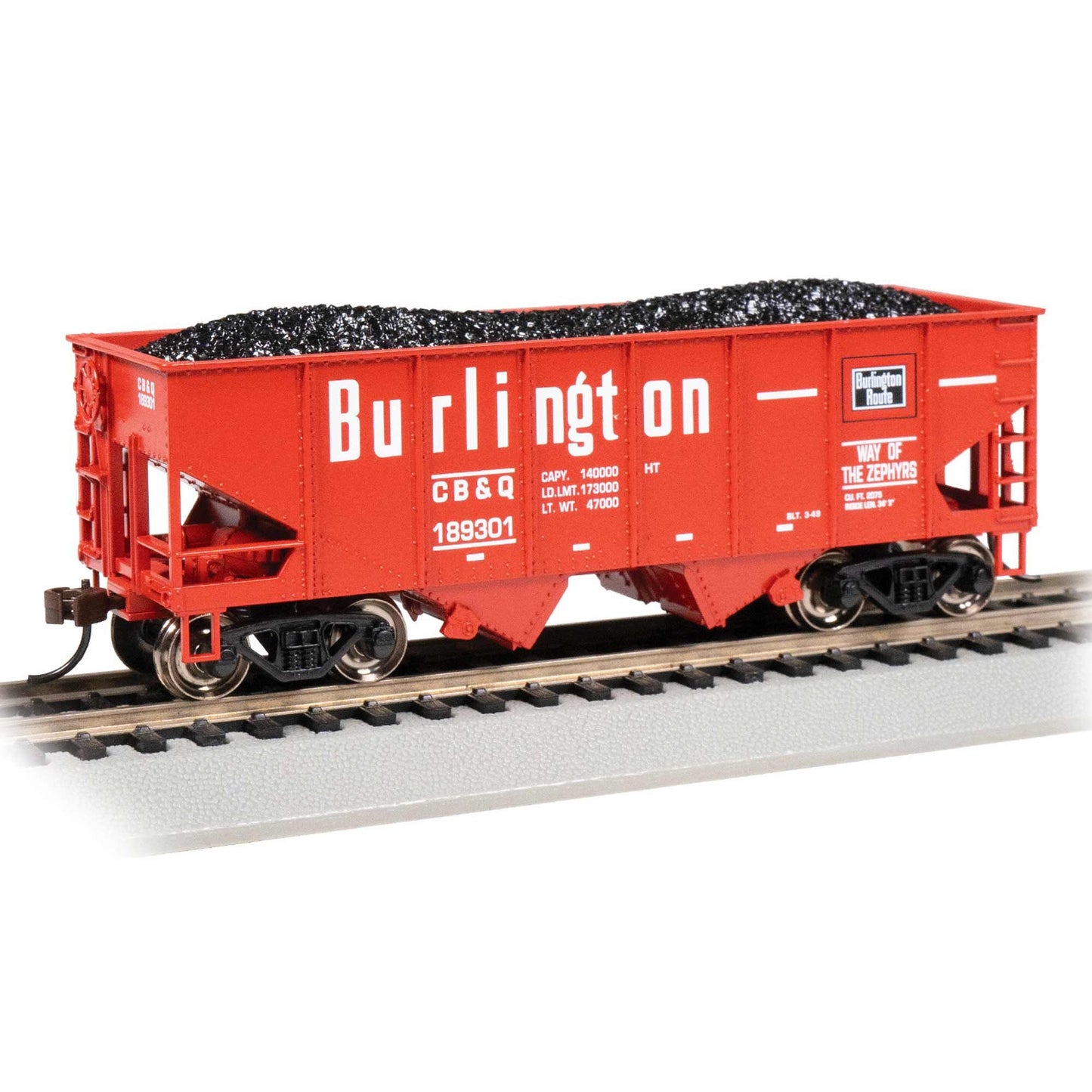 HO 55 Ton 2-Bay USRA Hopper Burlington #189301 (BAC19518)
