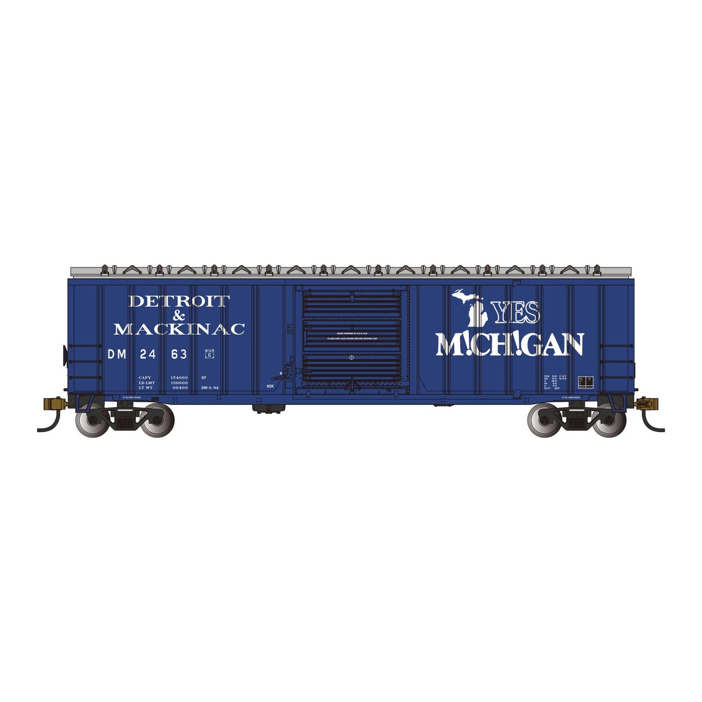 N 50'6" ACF Outside Braced Box Car - Detroit & Mackinac #2463 (BAC19671)