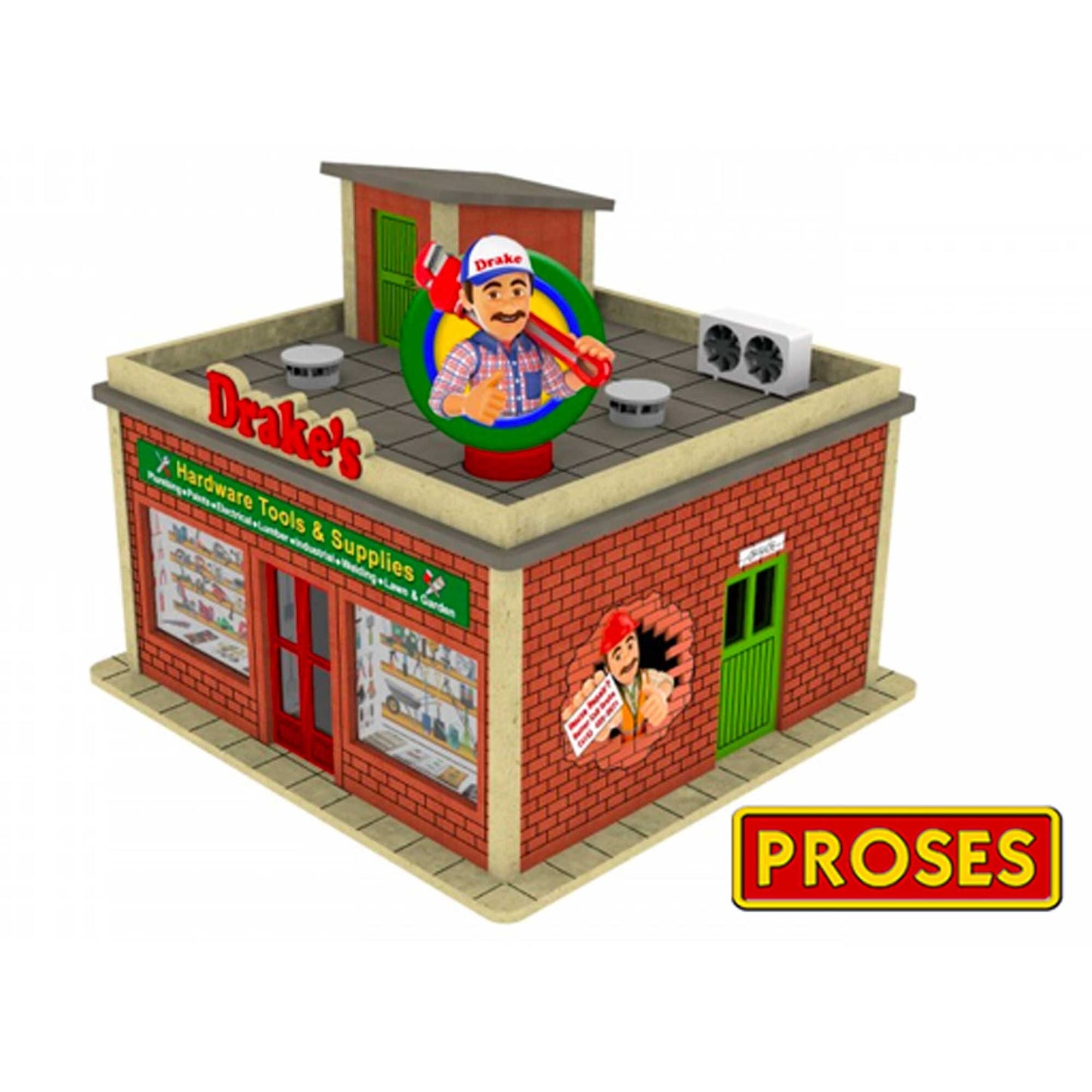 O Scale Drake's Hardware Store (BAC39123)