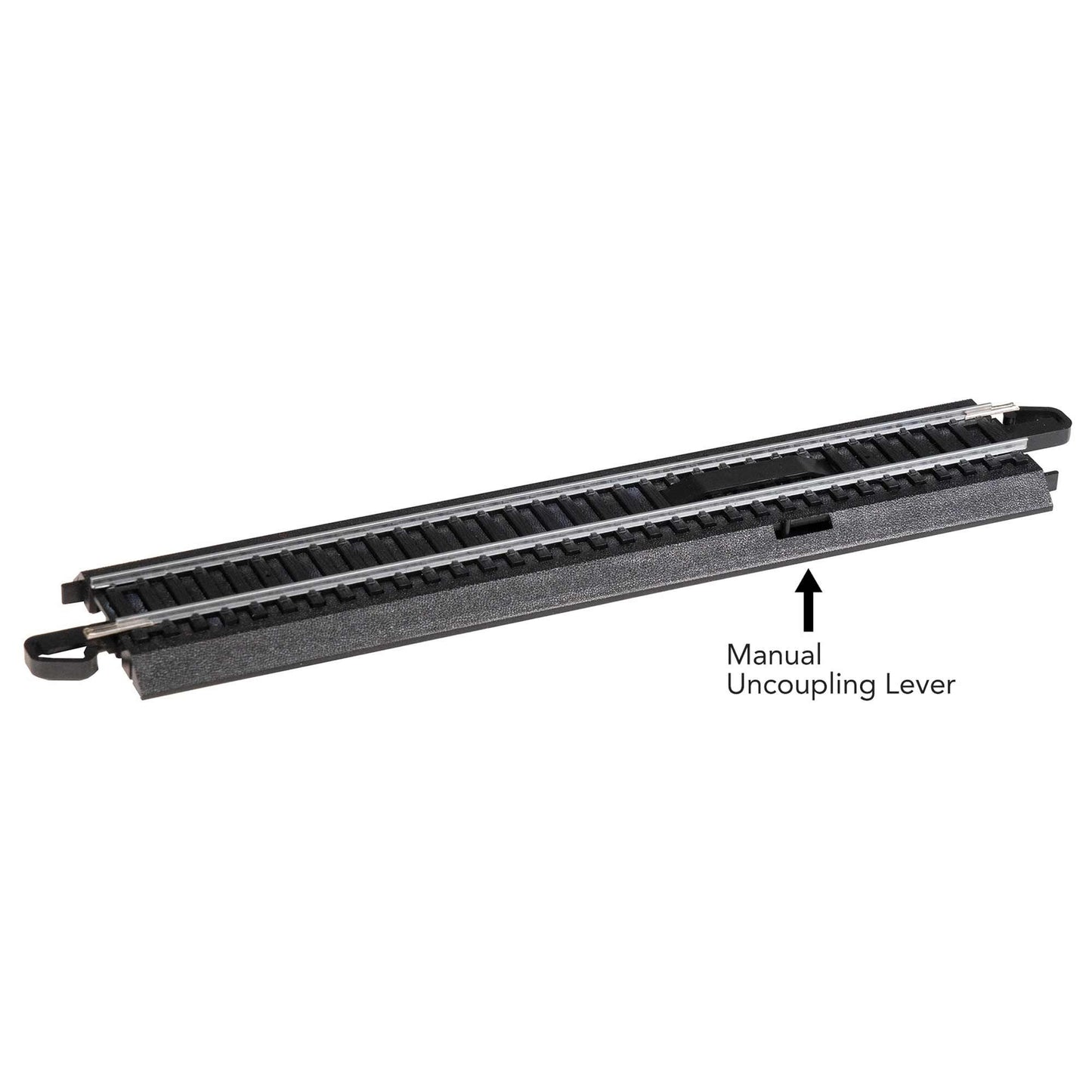 HO E-Z Track Steel Track on Black Roadbed (BAC44470)