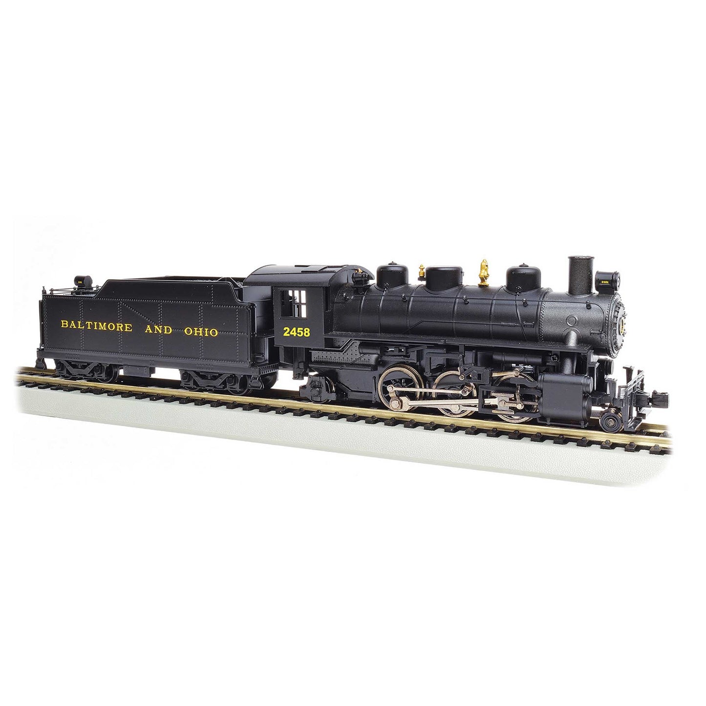 HO 2-6-2 Prairie Locomotive with Smoke - Baltimore & Ohio #2458 (BAC51513)