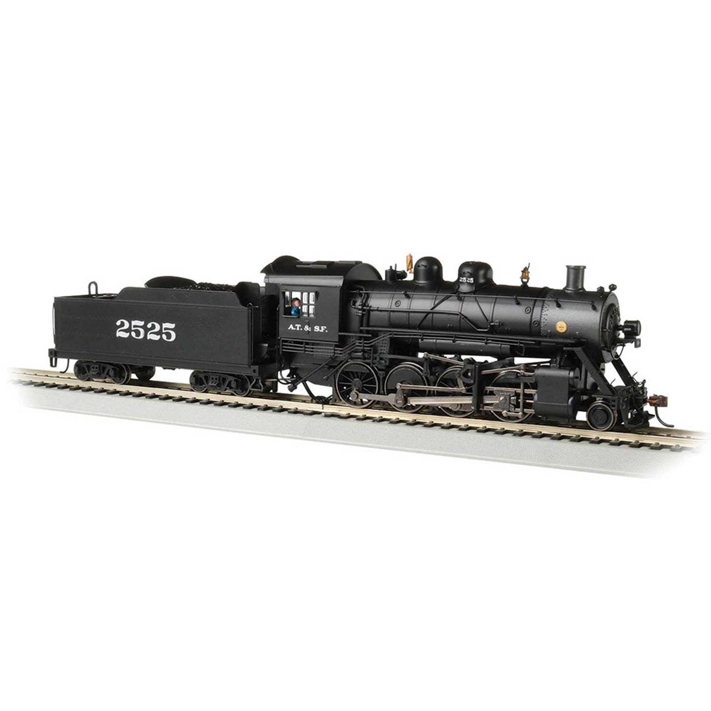 HO 2-8-0 Consolidation Steam Locomotive Santa Fe #2525 (BAC57910)