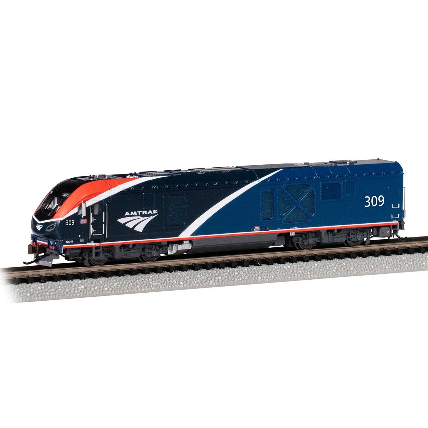 N Siemens ALC-42 Locomotive w/ DCC - Amtrak #309 - Phase VII (BAC68353)
