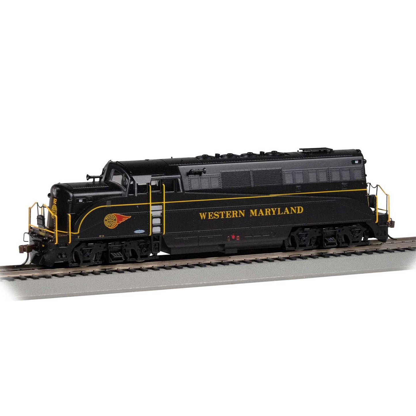 HO EMD BL2 Locomotive w/ DCC - Western Maryland #82 (BAC69204)