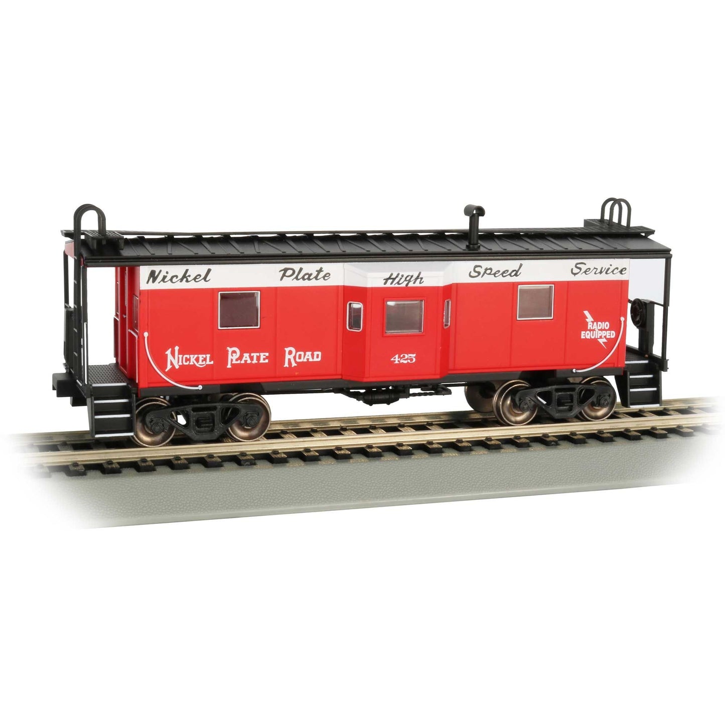 HO Bay Window Caboose with Roof Walk NKP (BAC73202)