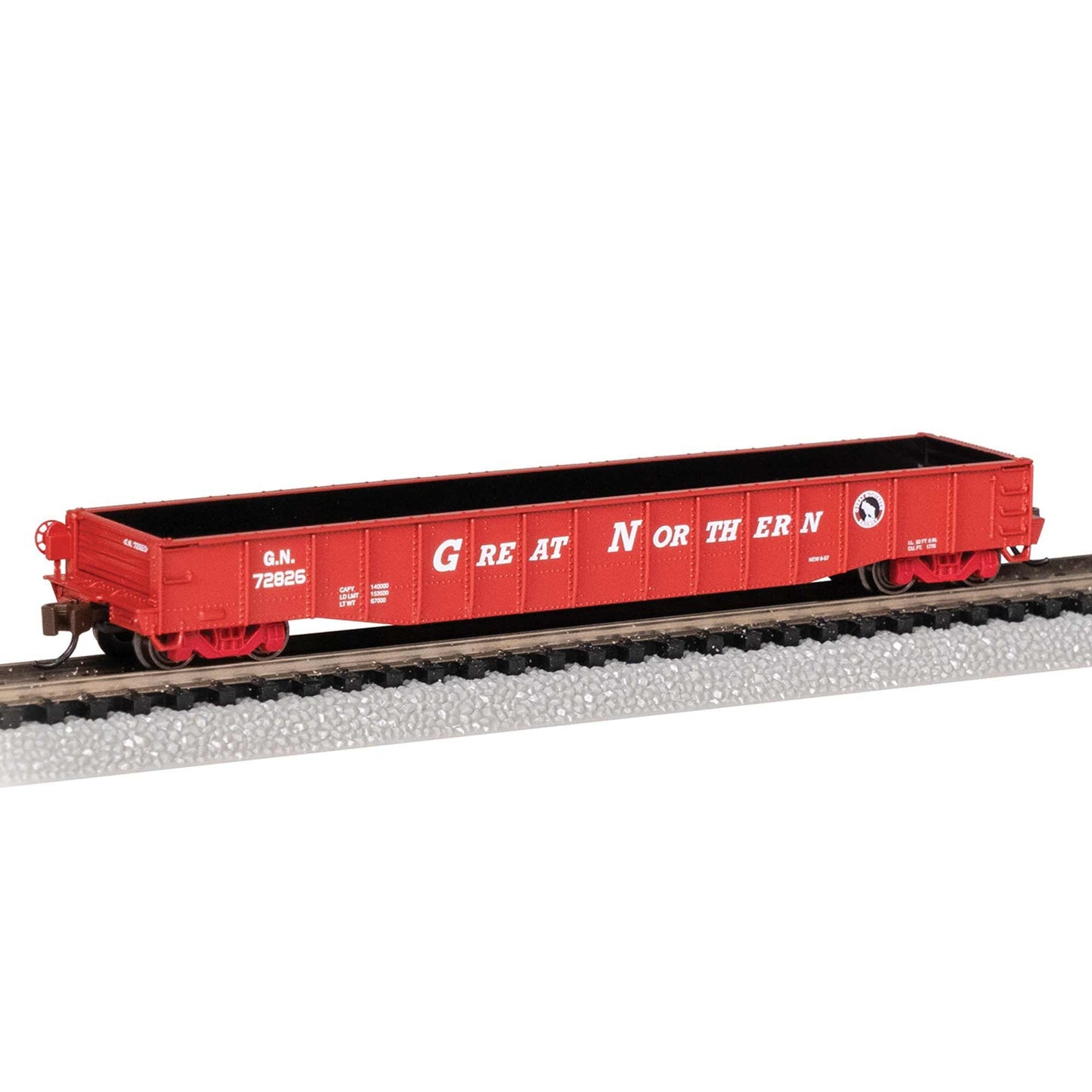 N 52'6" Drop-End Gondola Great Northern Model (BAC73971)