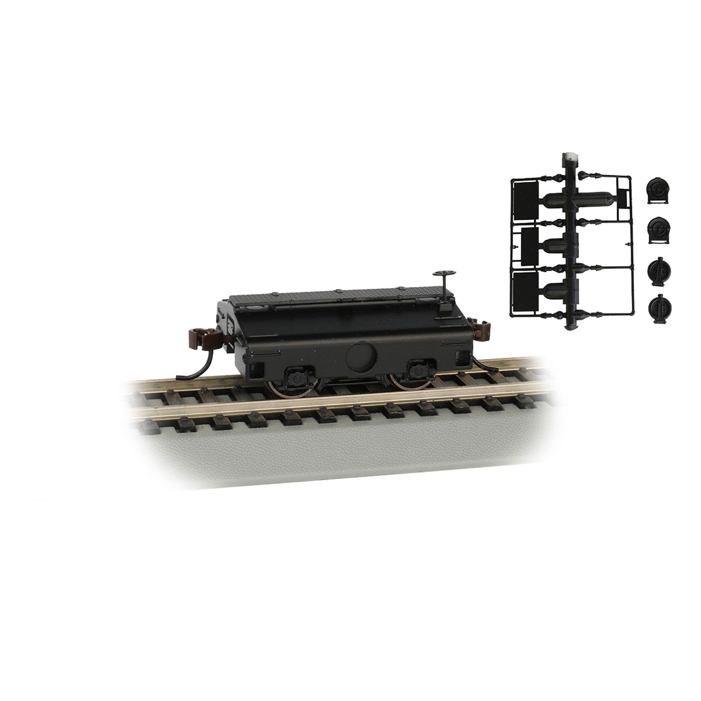 HO Test Weight Car Undecorated Black (BAC74405)