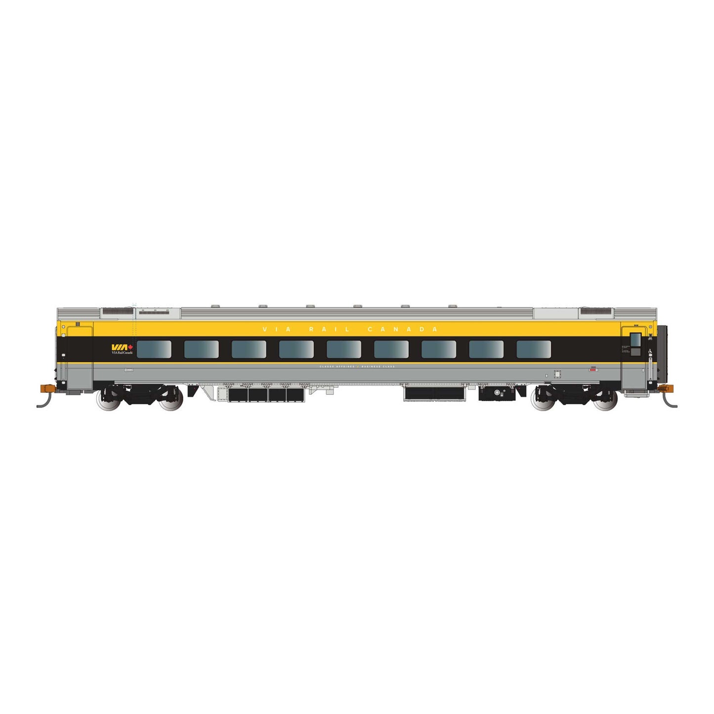 N Siemens Venture Coach Passenger Car with Lighted Interior - Via Rail Canada #2601 (BAC74558)