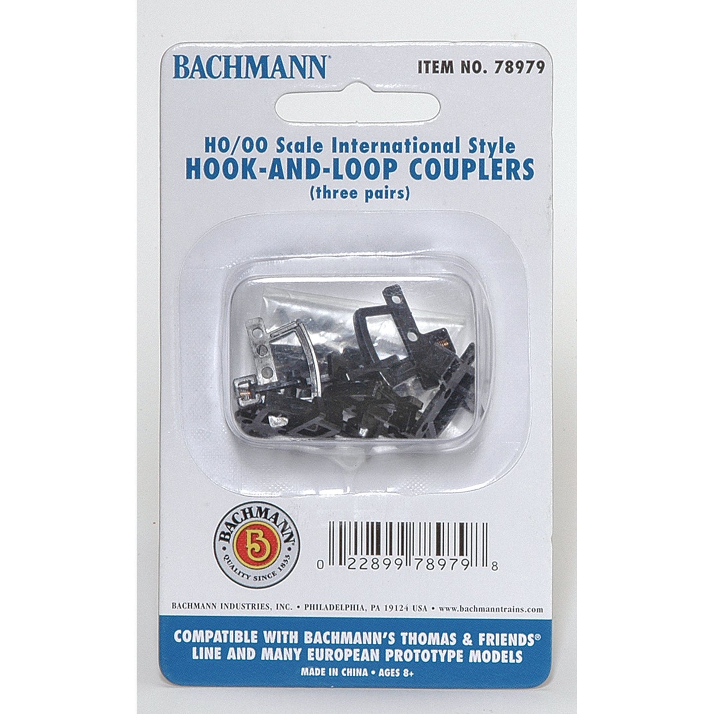 HO Thomas Hook & Loop Coupler Set (3 Pairs) (BAC78979)