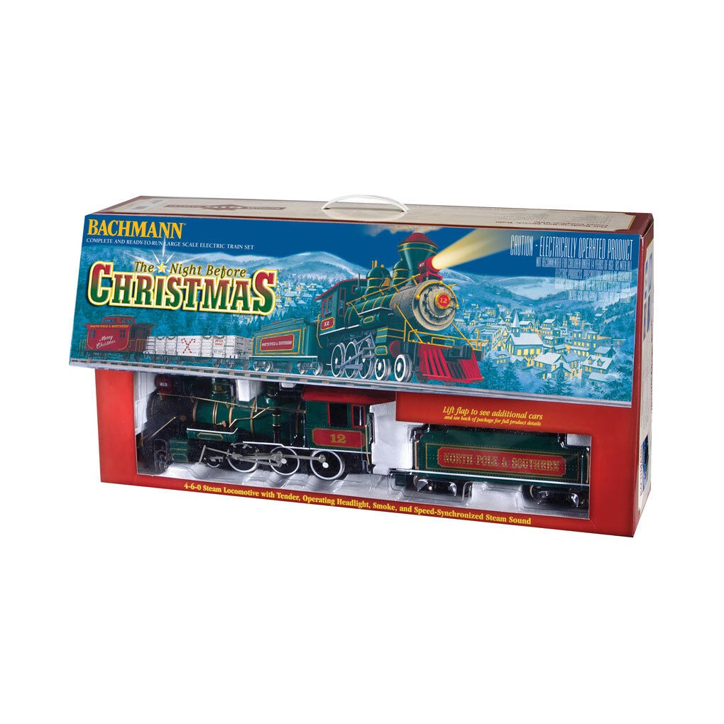 G Scale Night Before Christmas 4-6-0 Freight Train Set (BAC90037)
