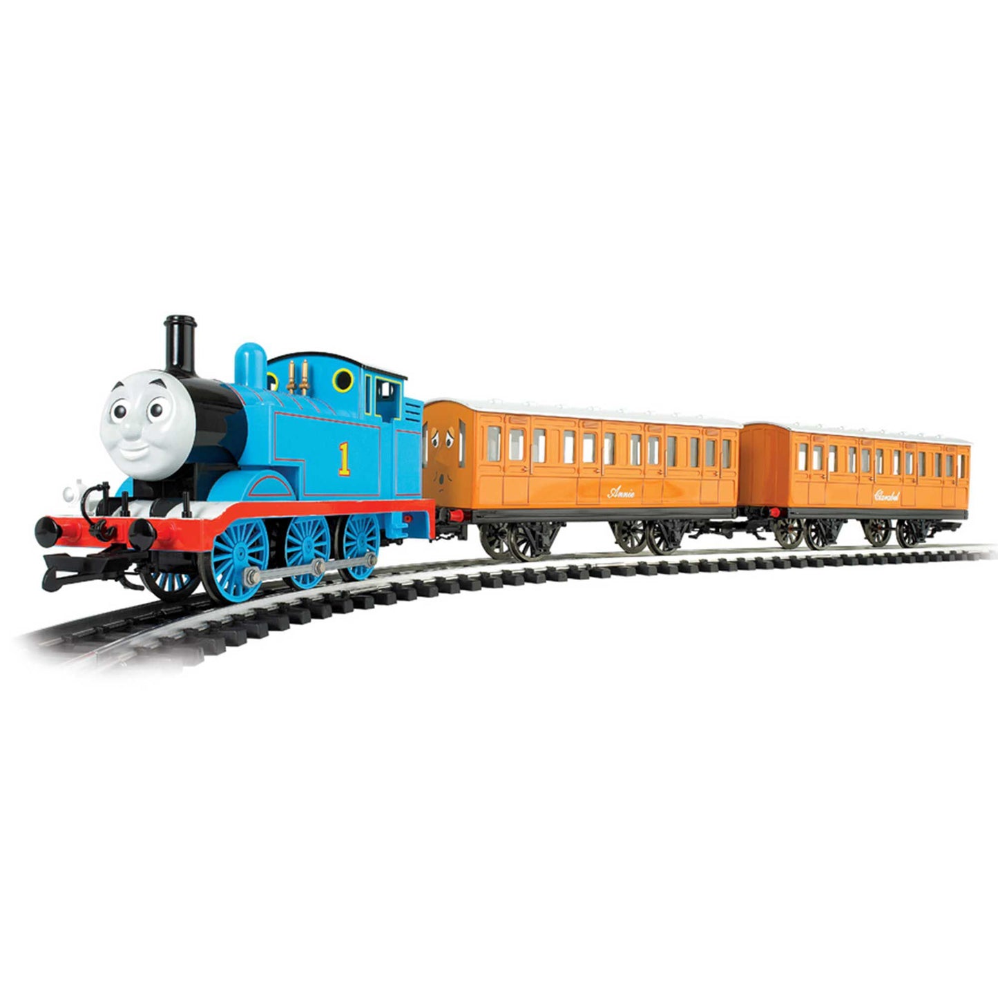 G Thomas & Friends Thomas with Annie & Clarabel RTR Electric Train Set (BAC90089)