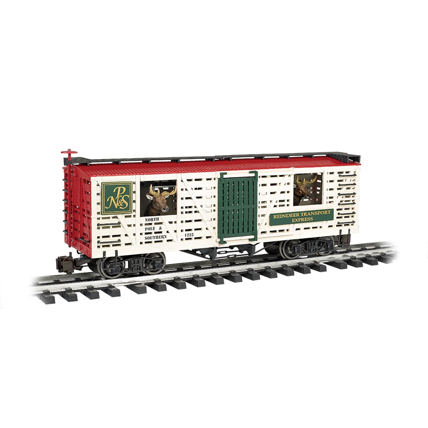 G Animated Stock NP&S Reindeer Christmas Decoration (BAC98704)