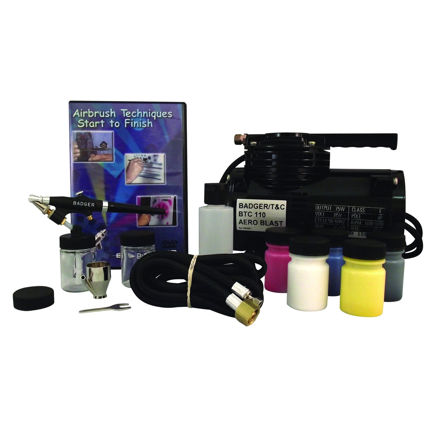 350 Airbrush Starter Set with BTC 110 Compressor (BAD314SSWC)
