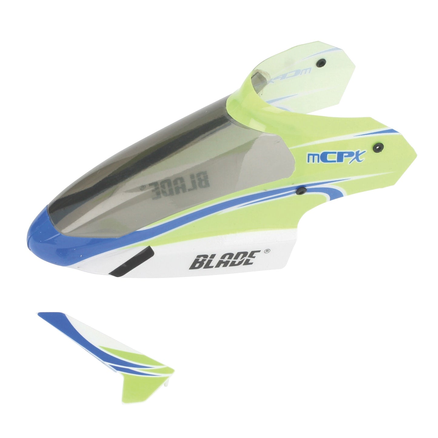Complete Green Canopy with Vertical Fin for mCP S/X (BLH3519)