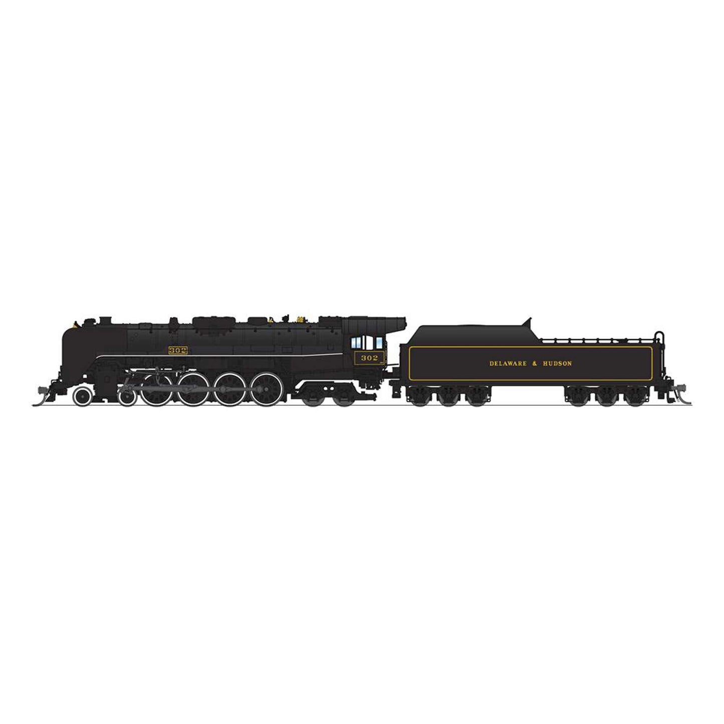 N 4-8-4 T1 Locomotive Centennial Paragon 4 D&H 302 (BLI7409)