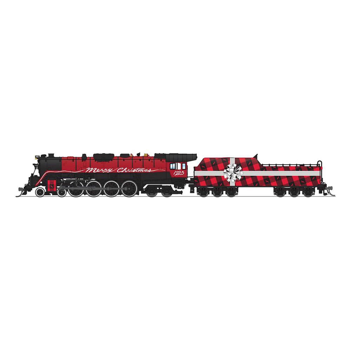 N 4-8-4 T1 Locomotive Christmas Paint with Sounds (BLI7410)