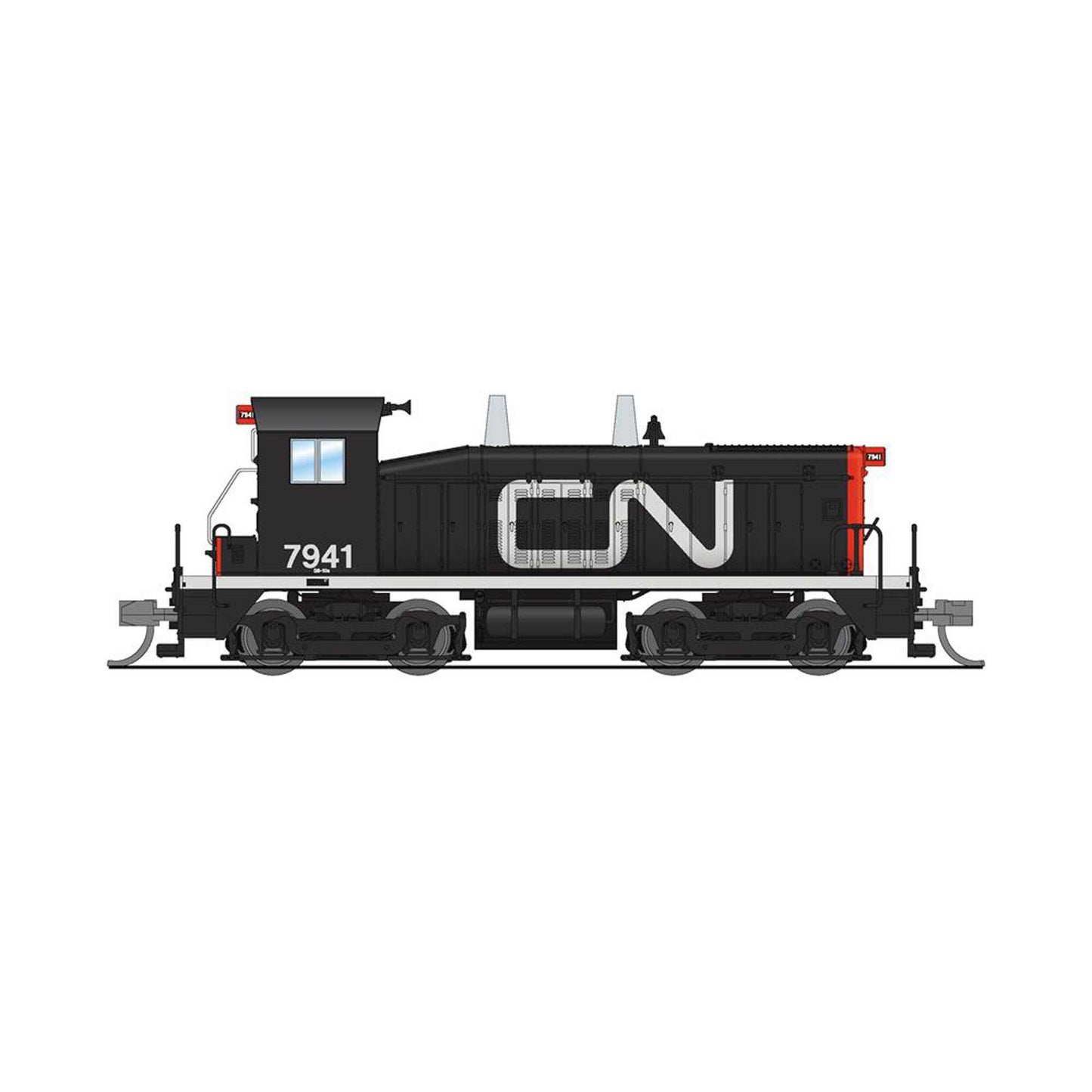 N EMD NW2 Locomotive CN 7957 Noodle Scheme Paragon4 (BLI7489)