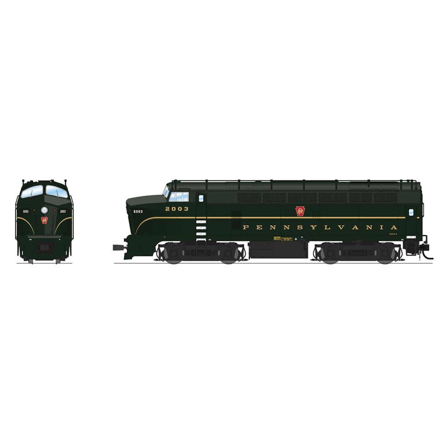 HO BF-16 Sharknose Locomotive A/B PRR 2003A / 2006B with Paragon4 Sound (BLI7692)