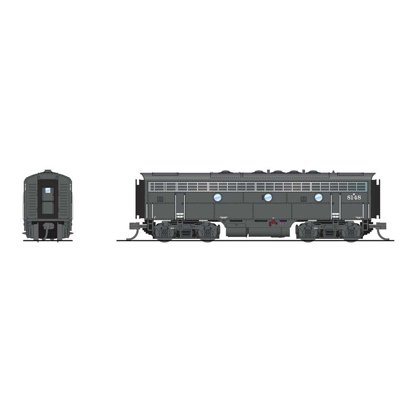 N EMD F7B Locomotive Bloody Nose Paragon4 SP #8192 (BLI7781)