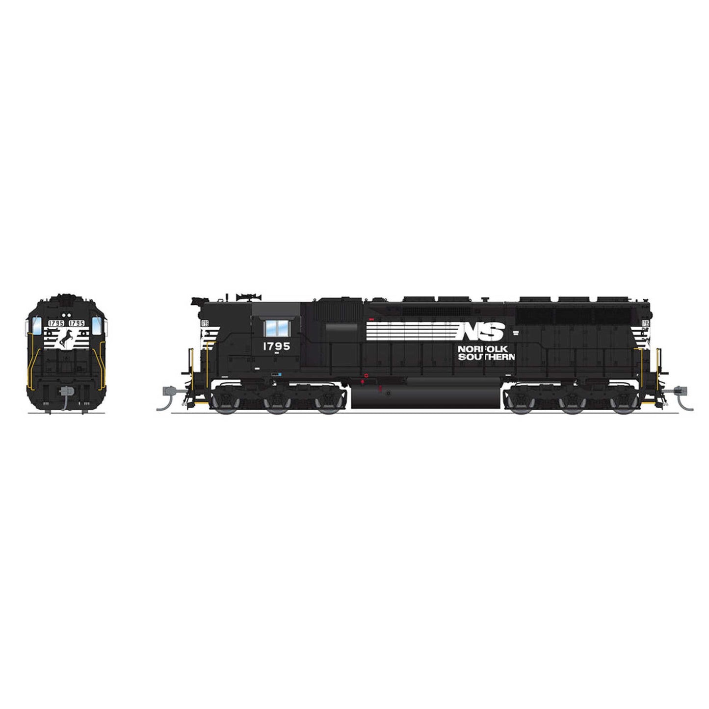 HO EMD SD45 Locomotive NS 1766 High Hood with Paragon 4 (BLI7940)