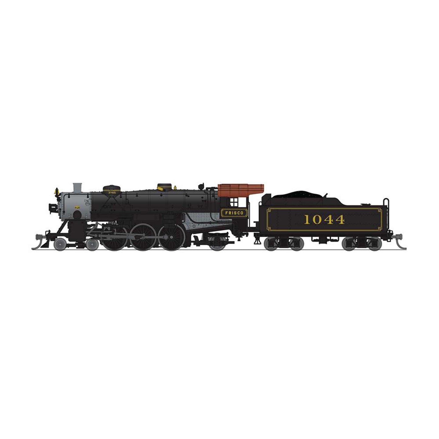 N Light Pacific 4-6-2 Steam Locomotive FRISCO 1057 with Paragon4 (BLI8006)