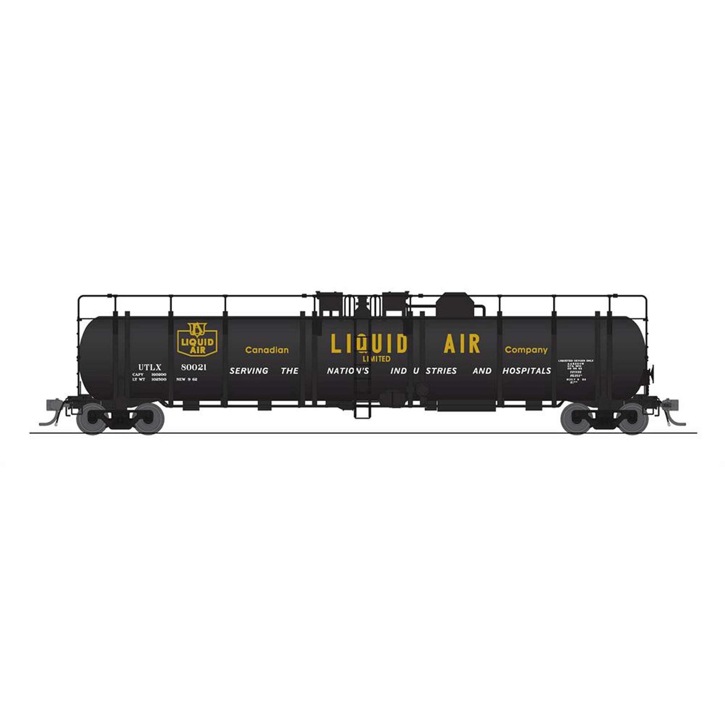 HO Cryogenic Tank Car Canadian Liquid Air 2-Pack (BLI8034)