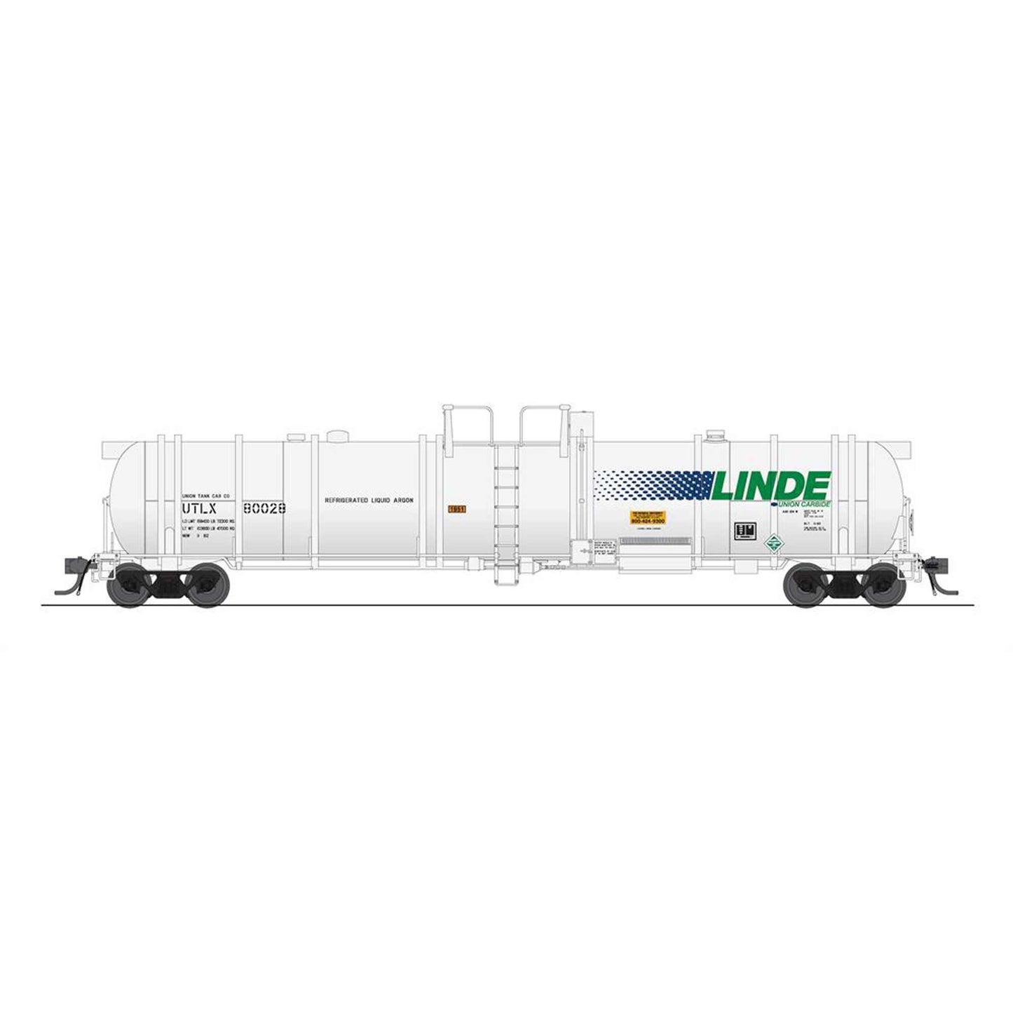 HO Cryogenic Tank Car Linde Type C 2-Pack (BLI8036)