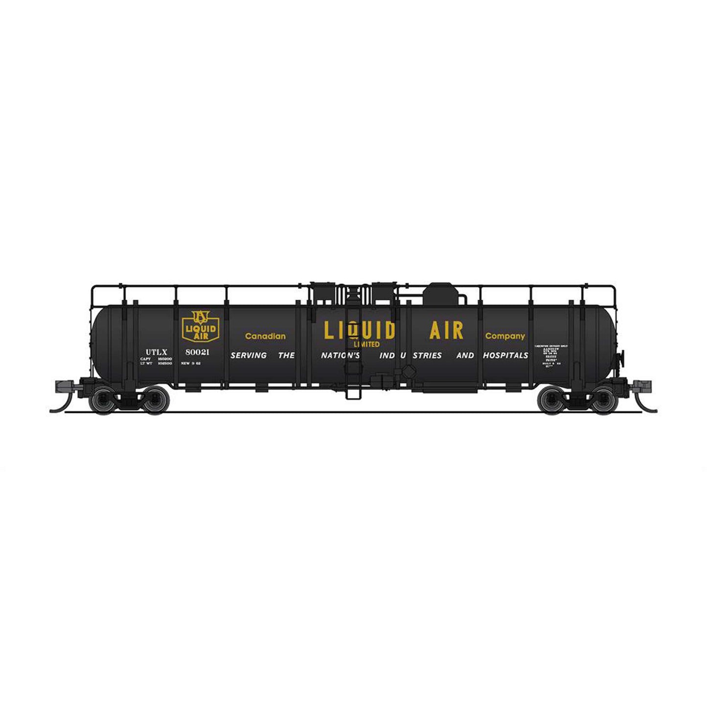 N Cryogenic Tank Car CDN Liquid Air (BLI8153)