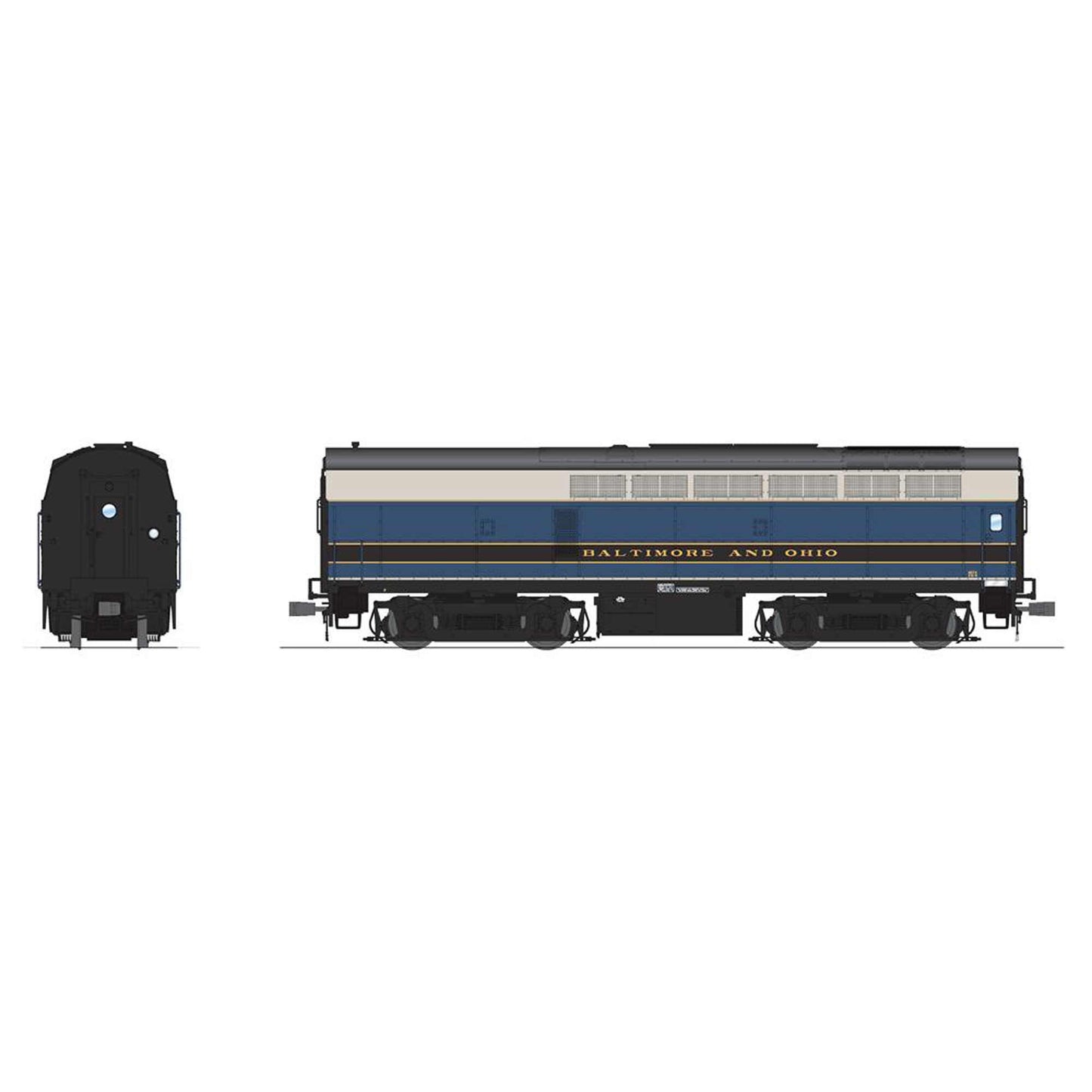 HO RF-16 Sharknose Locomotive B&O 857X (BLI8275)