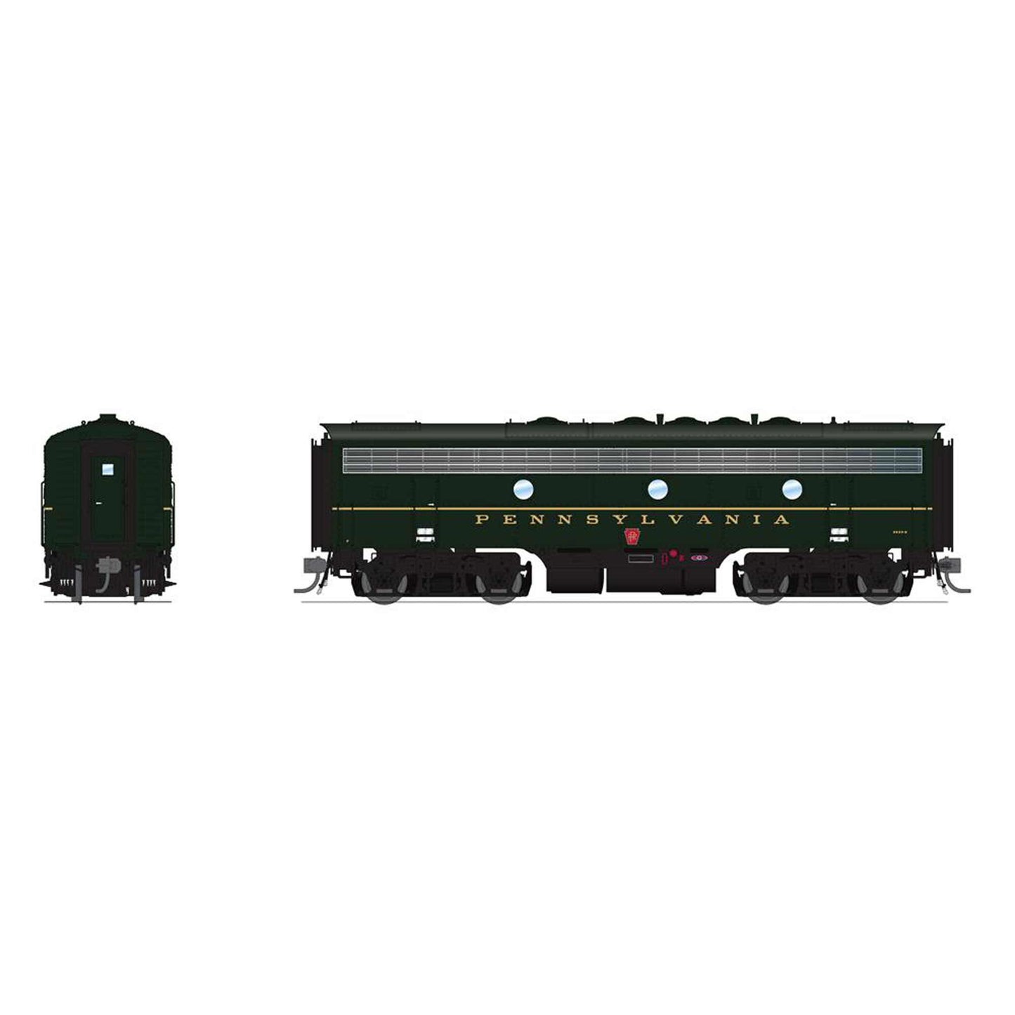 HO EMD F7B Locomotive PRR 9547B DGLE 1 Stripe (BLI8313)