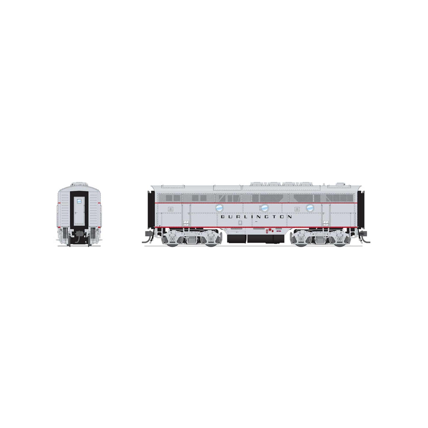 HO EMD F3B Locomotive CBQ 9961B (BLI8335)