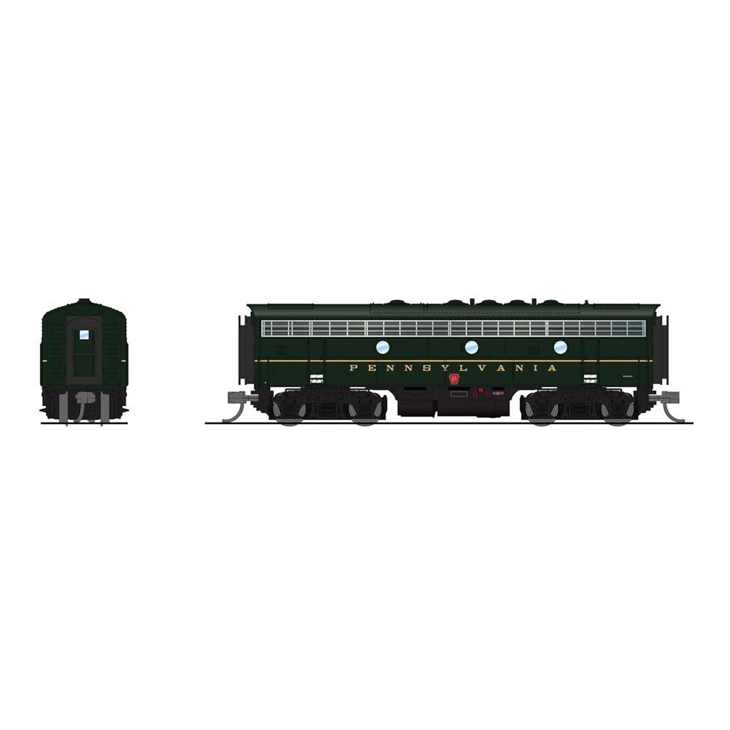 N EMD F7B Locomotive PRR 9547B DGLE Single Stripe (BLI9089)