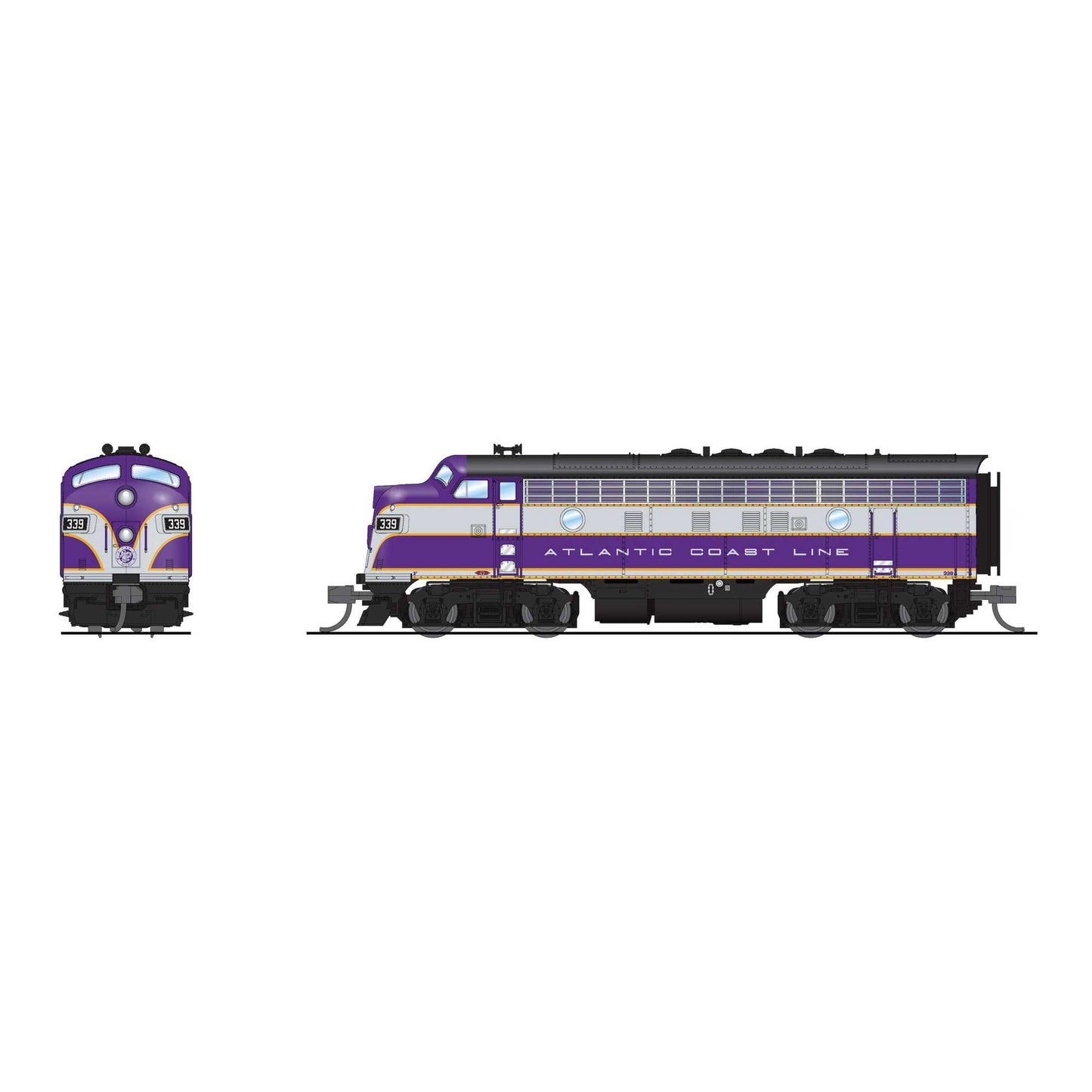 EMD F3 A/B ACL 339/339B Diesel Locomotive Set (BLI9200)