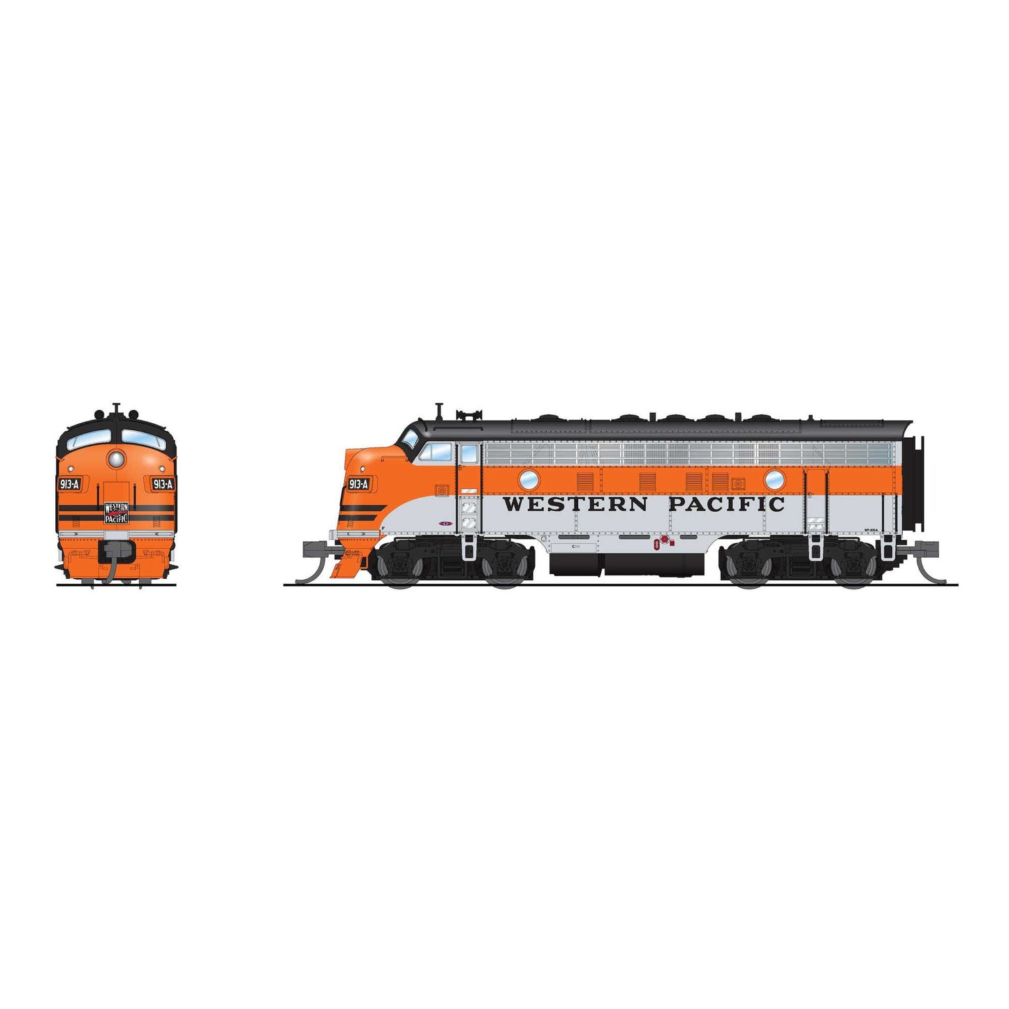EMD F7 AB Freight Scheme with Paragon4 Sound N Scale Model (BLI9252)