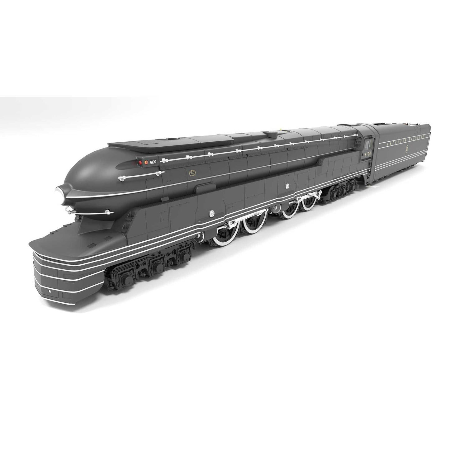 HO PRR S1 6-4-4-6 Duplex Locomotive #6100 with DCC-Ready (BLI9376)