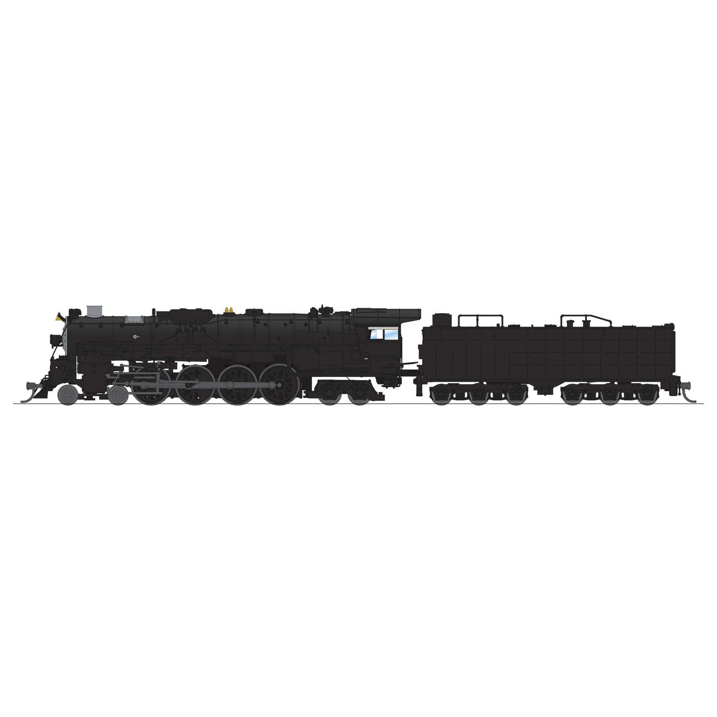 ATSF 4-8-4 Unlettered Paragon4 Sound Locomotive with Smoke (BLI9406)