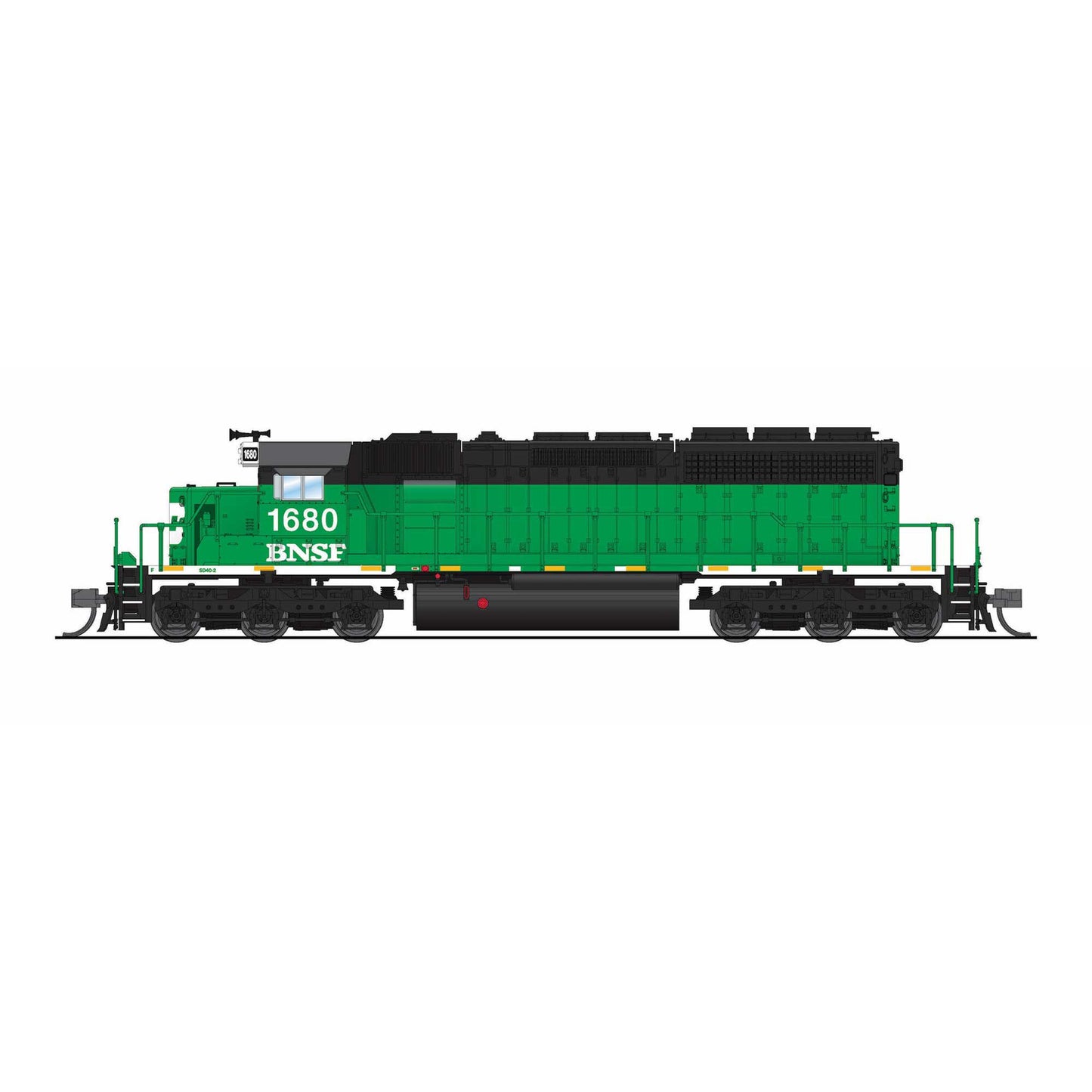 N EMD SD40-2 BNSF 1686 Diesel Locomotive with Paragon4 Sound (BLI9463)