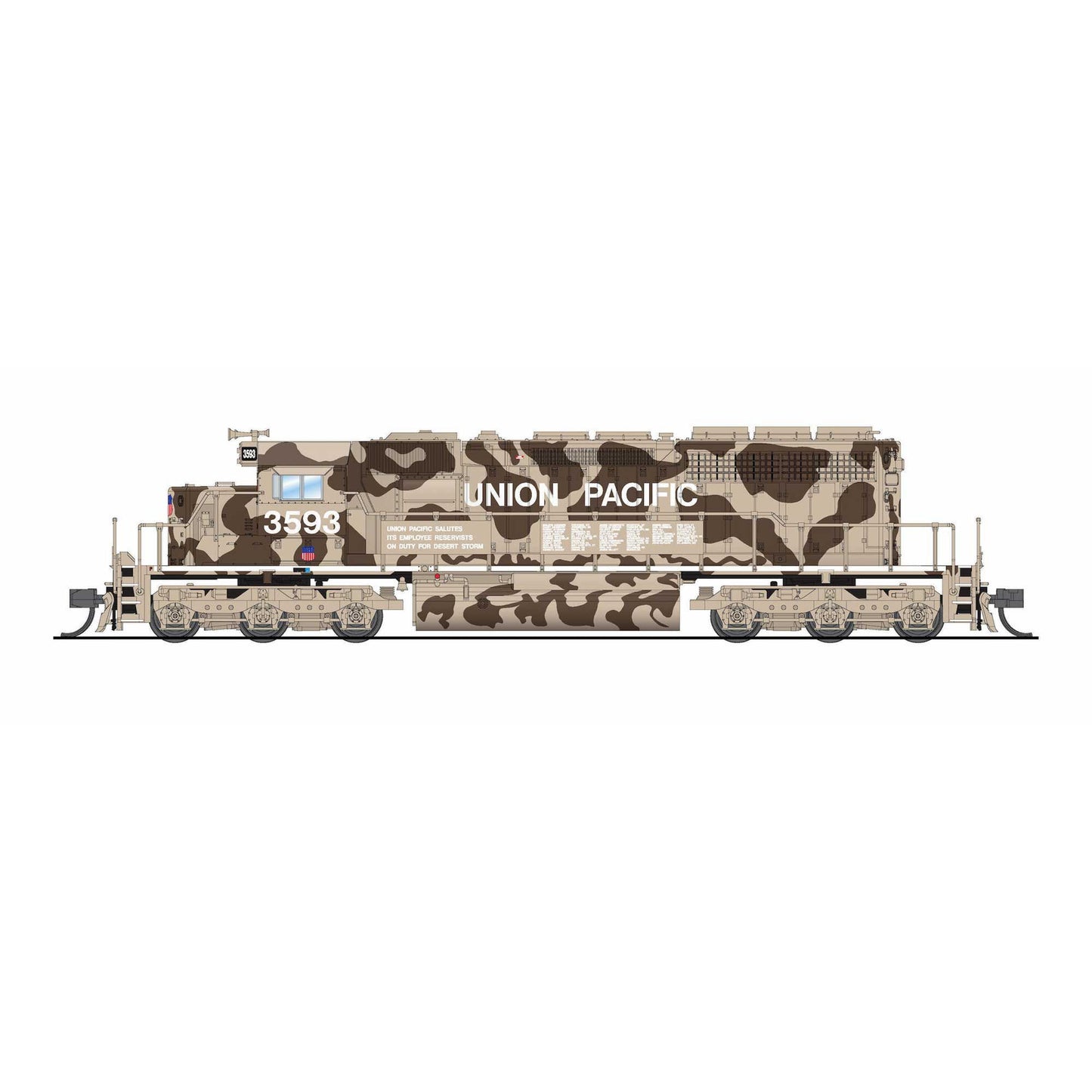 EMD SD40-2 Union Pacific 3593 Desert Victory Scheme with Paragon4 Sound (BLI9471)