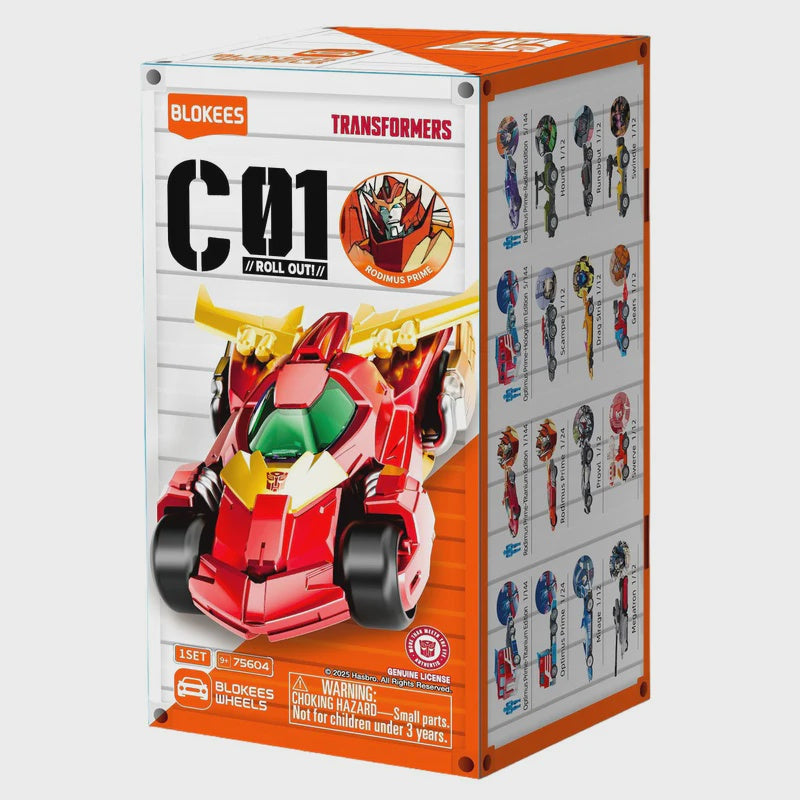 1/64 Transformers C01 Roll Out Blind Box Snap Together Plastic Model Kit (BKE75604)