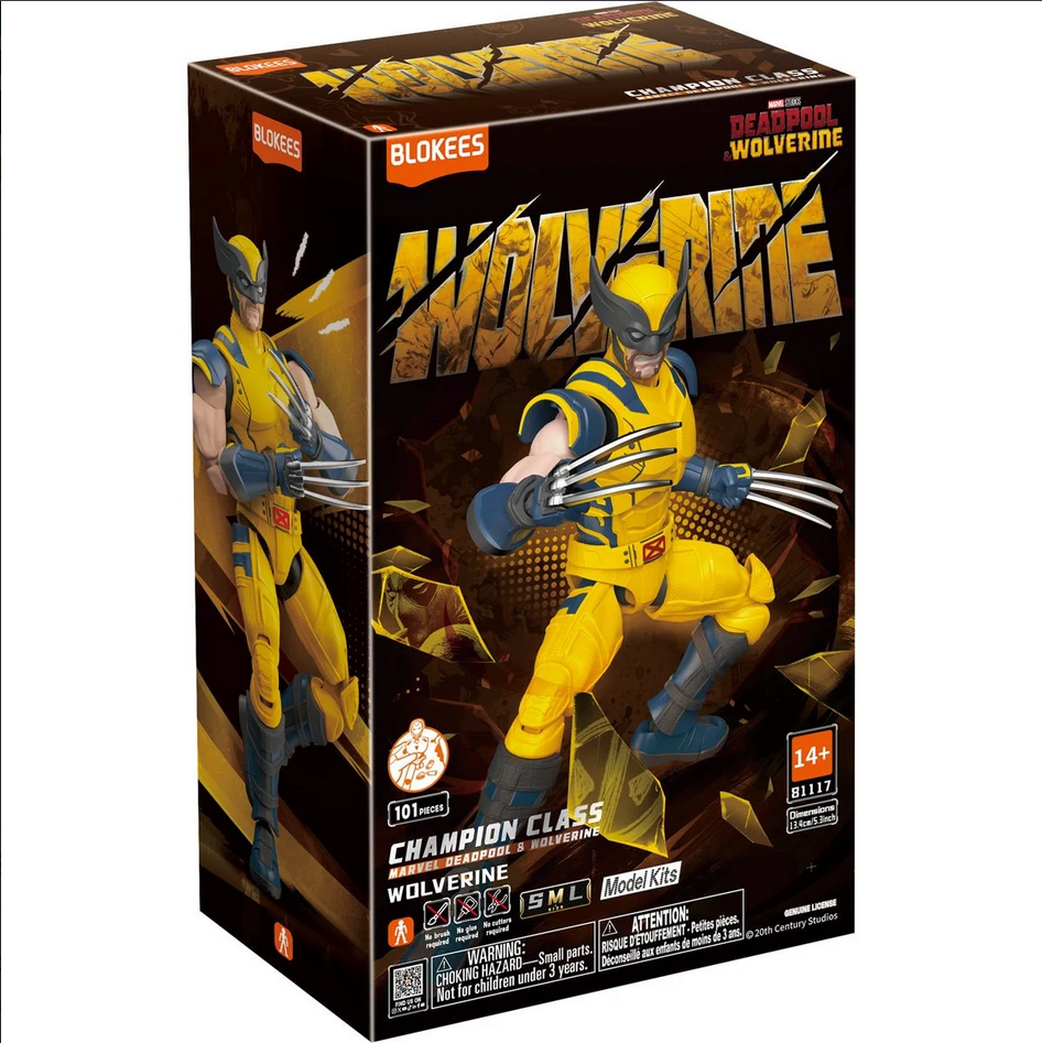 Wolverine from Deadpool and Wolverine Champion Class Snap Together Plastic Model Kit (BKE81117)