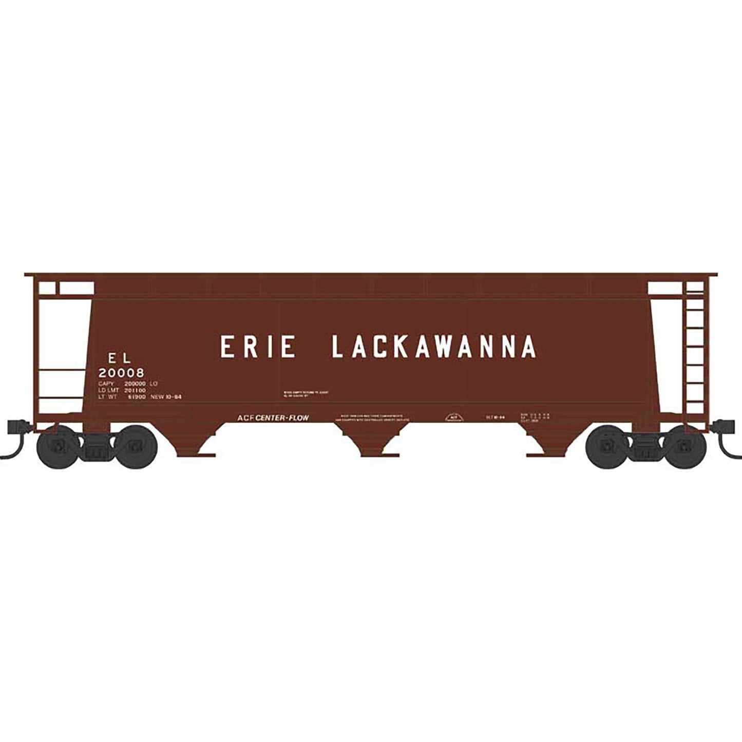 N Scale Cylindrical Hopper Erie Lackawanna #20015 (BOW38139)
