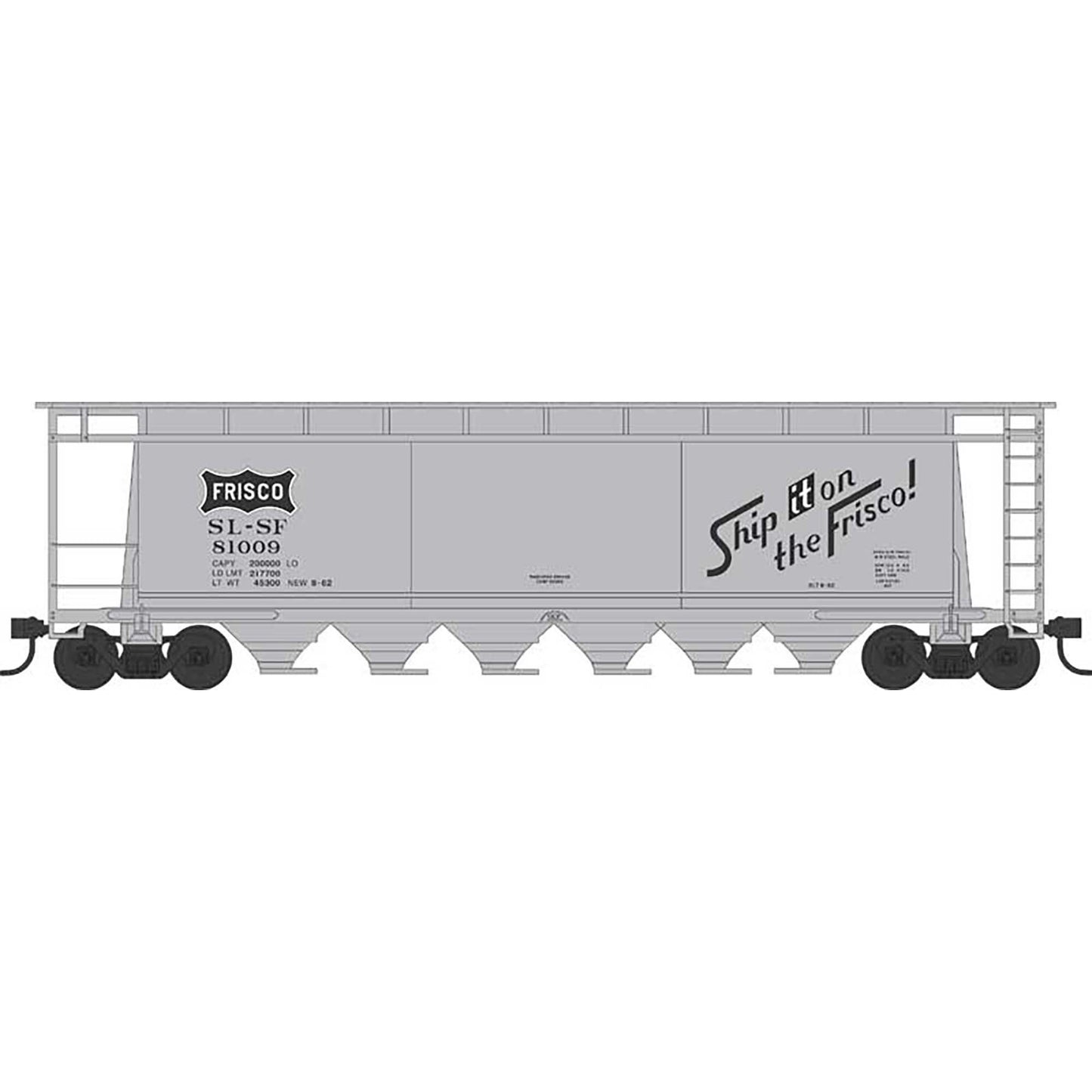 N Scale Cylindrical Hopper Frisco #81014 (BOW38144)